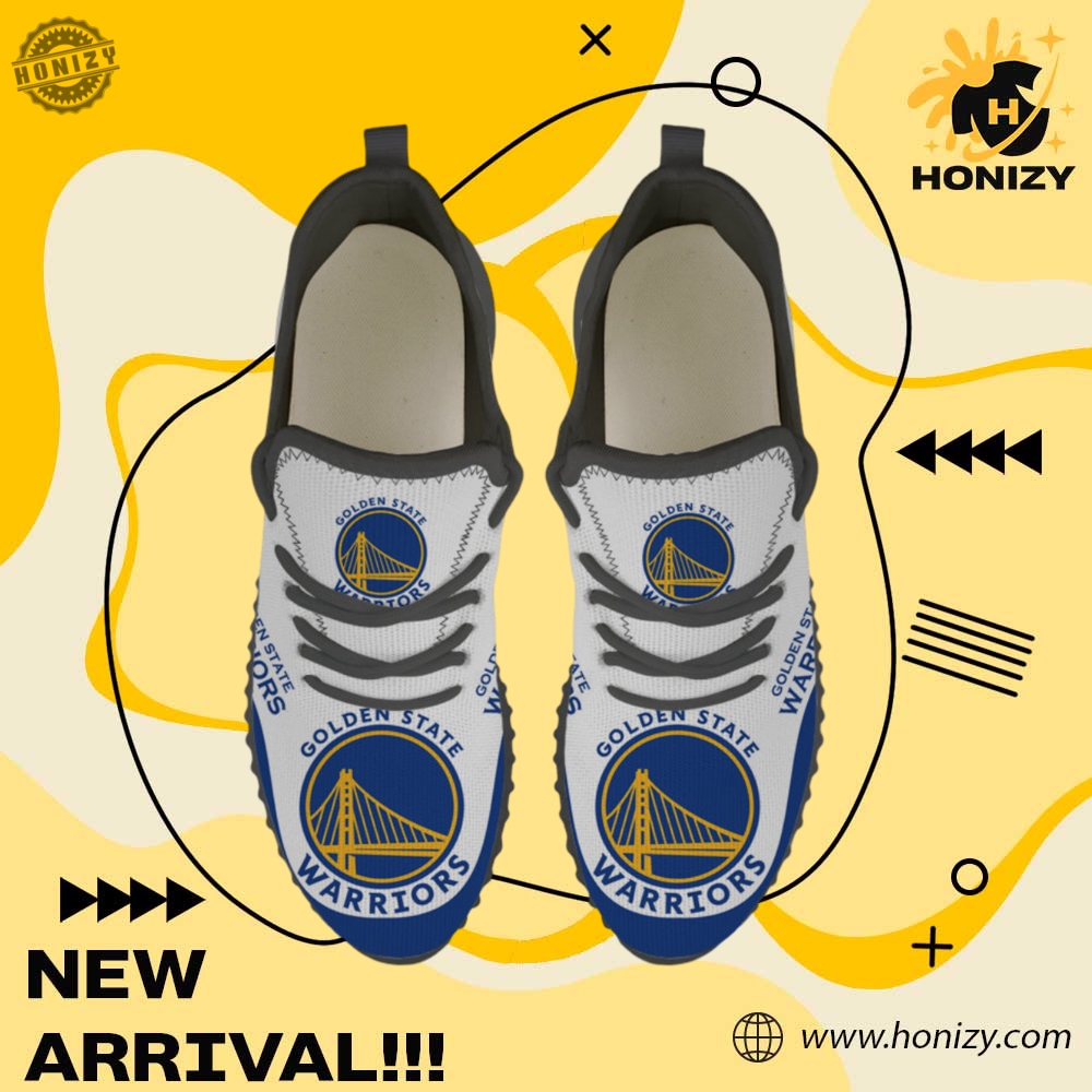 Nba Golden State Warriors Sneakers Big Logo Custom Yeezy Shoes 5 NBA Golden State Warriors Sneakers Big Logo Custom Yeezy Shoes