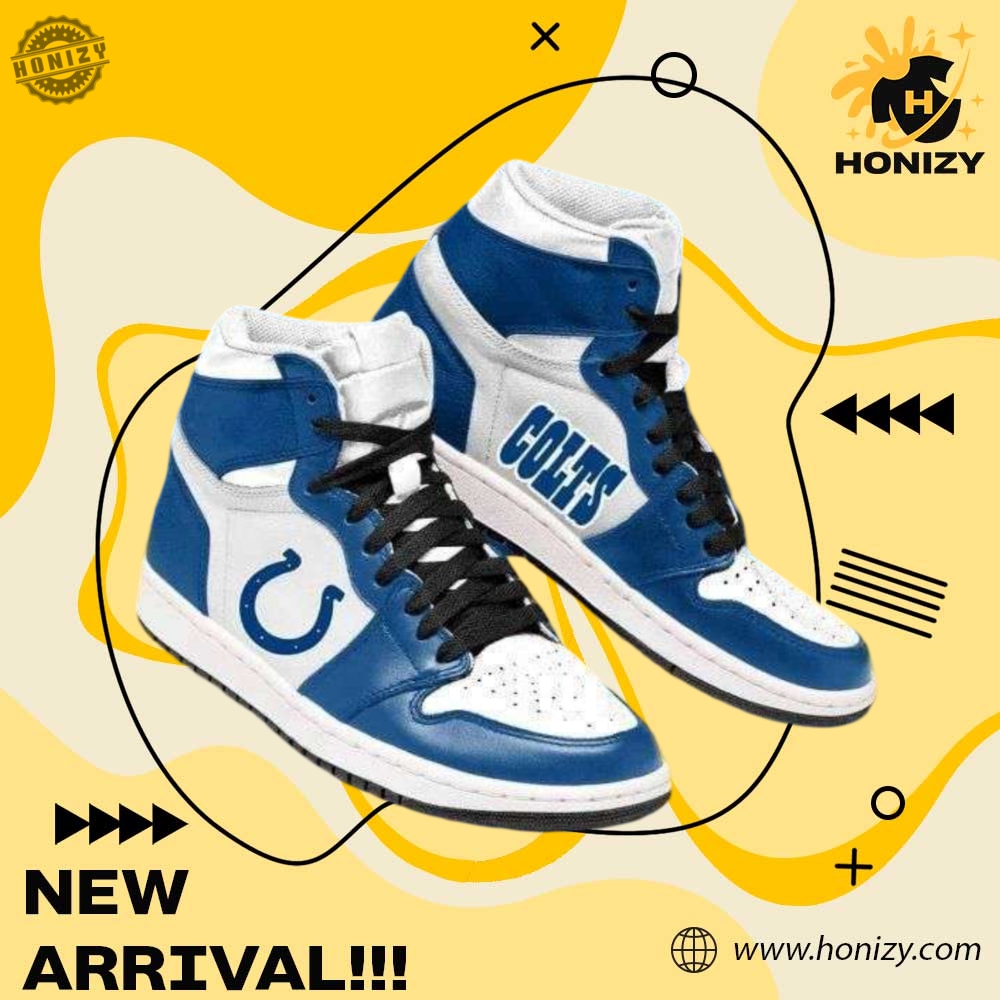 Nfl Indianapolis Colts Flag Custom Jd1 Boot Sneakers Shoes
