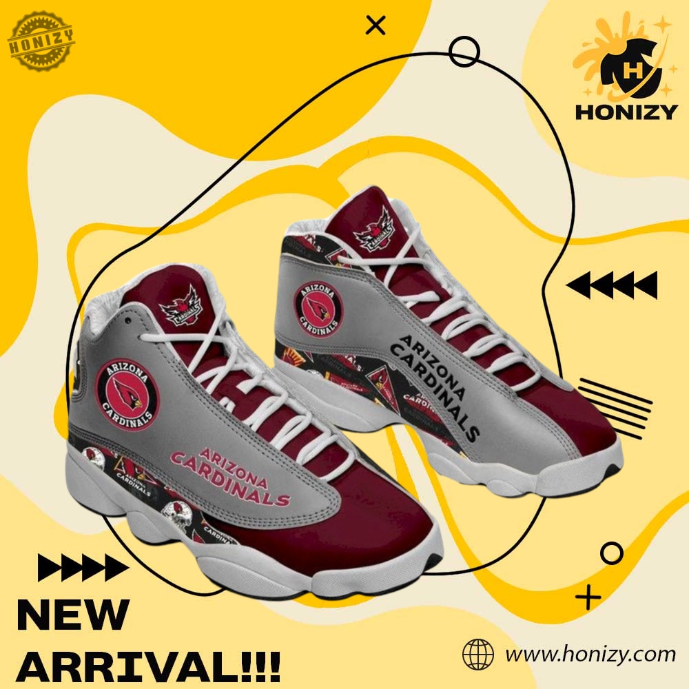 Air Jordan 13 Sneaker Shoes 7 Arizona Cardinals Nfl Air Jordan 13 Unisex Sneakers Shoes