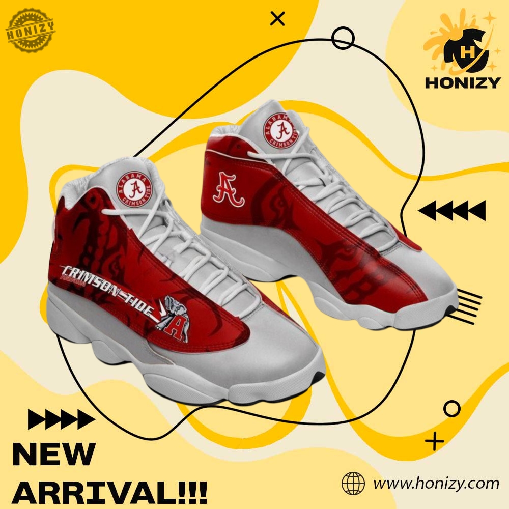 Air Jordan 13 Sneaker Shoes 9 Alabama Crimson Tide Unisex Sneakers Jordan 13 Shoes