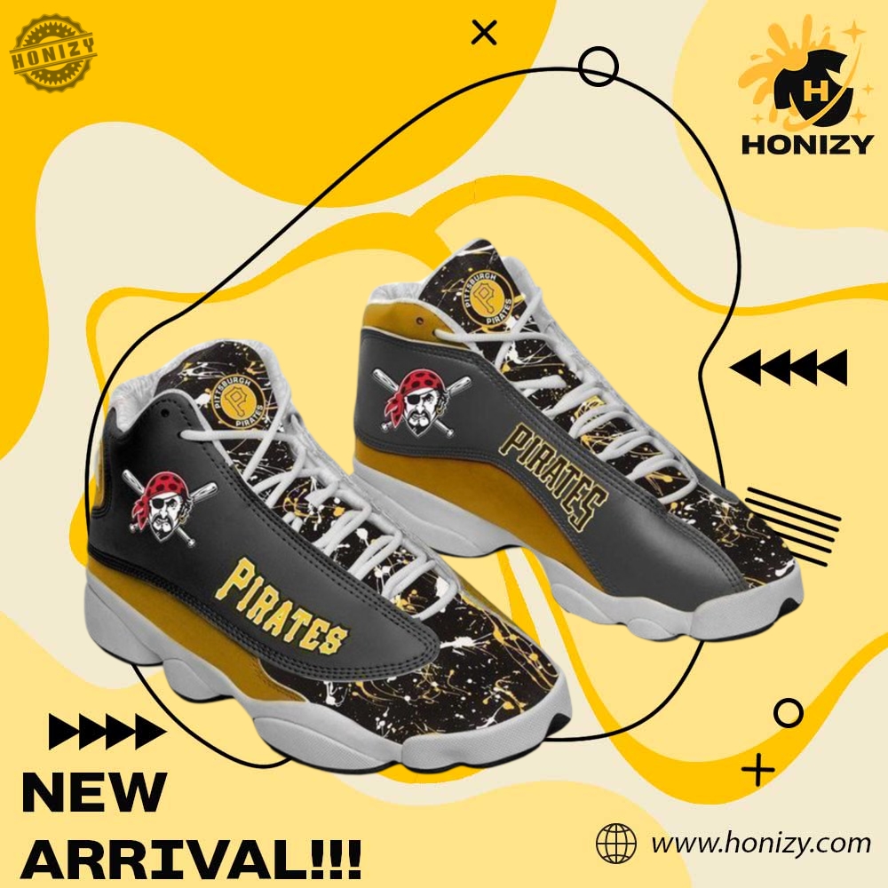 Air Jordan 13 Sneaker Shoes 13 Mlb Pittsburgh Pirates Football Teams Logo Unisex Sneakers Jd13 Shoes