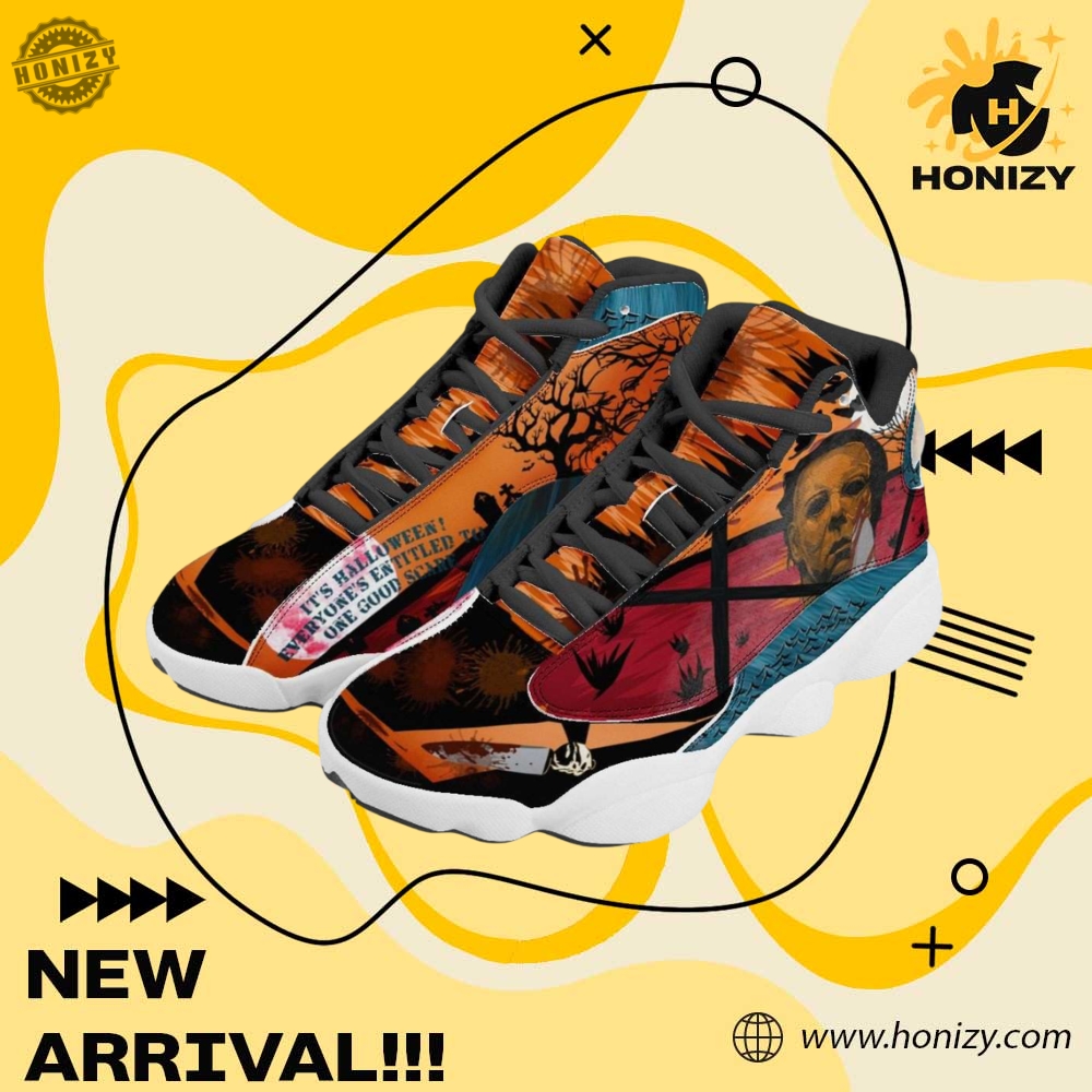 Air Jordan 13 Sneaker Shoes 15 Michael Myers Halloween Unisex Sneaker Air Jodan J13 Shoes