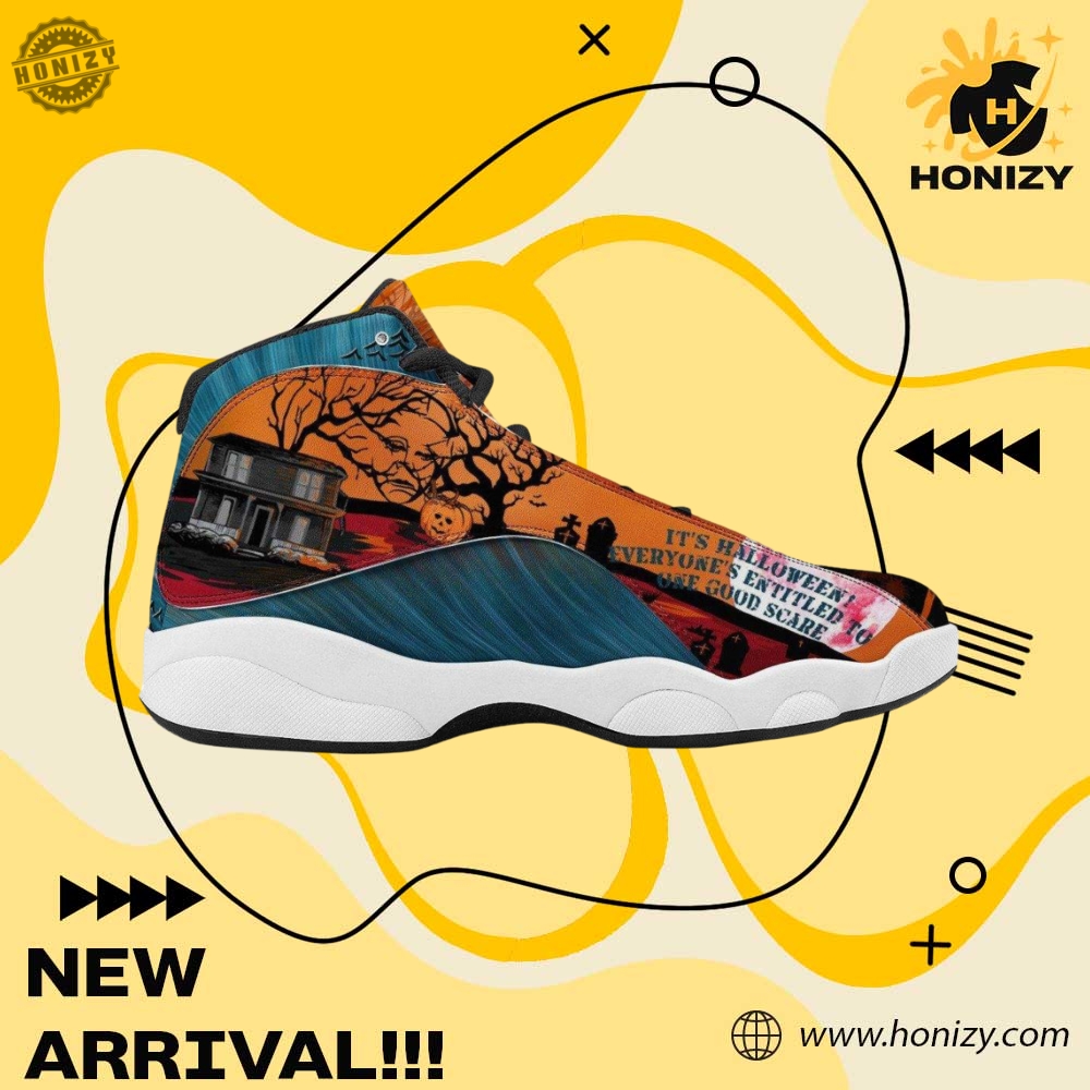 Michael Myers Halloween Unisex Sneaker Air Jodan J13 Shoes 5 Michael Myers Halloween unisex sneaker Air Jodan J13 Shoes