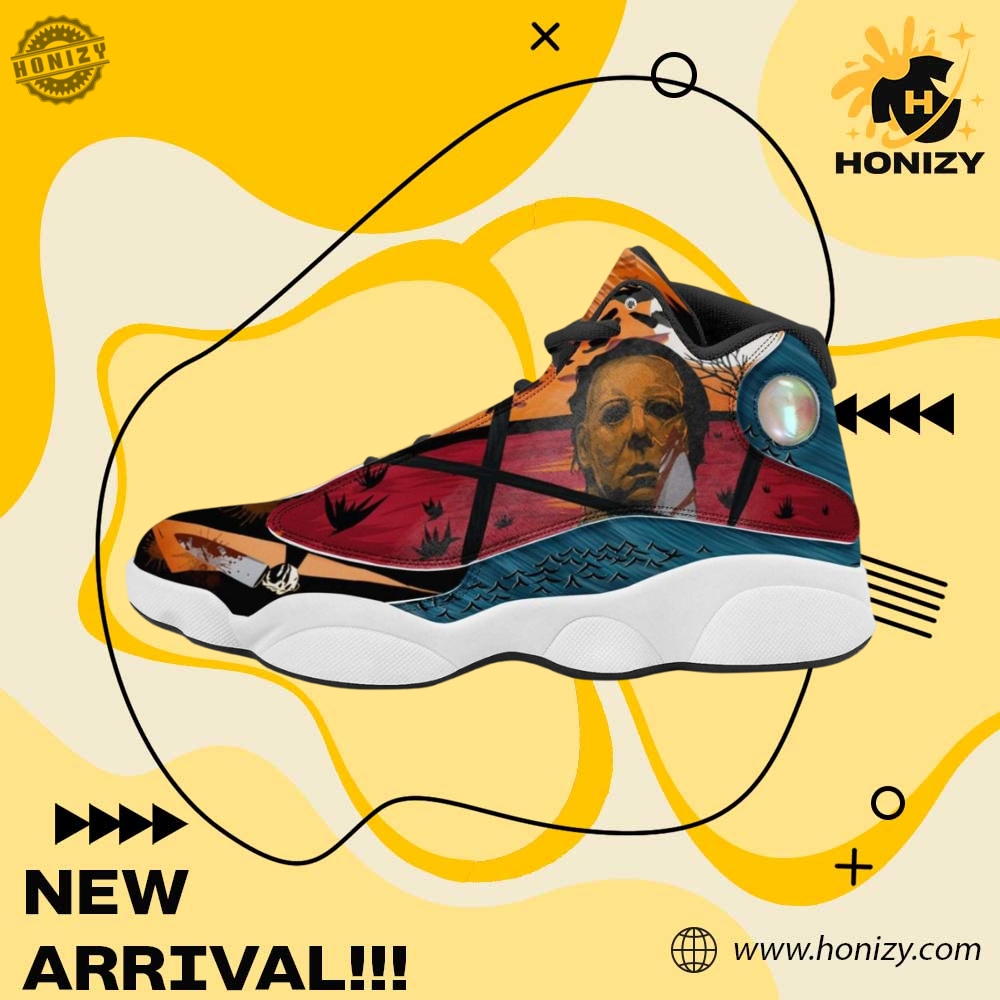 Michael Myers Halloween Unisex Sneaker Air Jodan J13 Shoes 6 Michael Myers Halloween unisex sneaker Air Jodan J13 Shoes