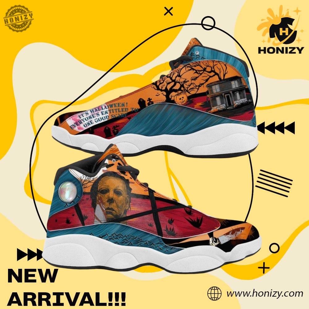 Michael Myers Halloween Unisex Sneaker Air Jodan J13 Shoes 7 Michael Myers Halloween unisex sneaker Air Jodan J13 Shoes