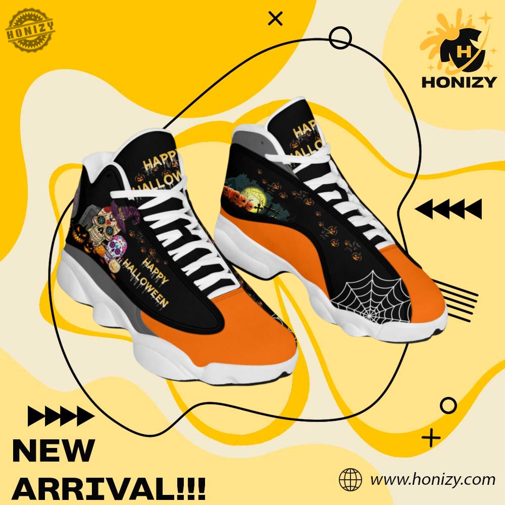 Air Jordan 13 Sneaker Shoes 20 Happy Halloween Unisex Sneaker Air Jodan J13 Shoes