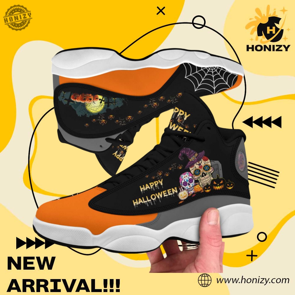 Happy Halloween Unisex Sneaker Air Jodan J13 Shoes 4 Happy Halloween unisex sneaker Air Jodan J13 Shoes