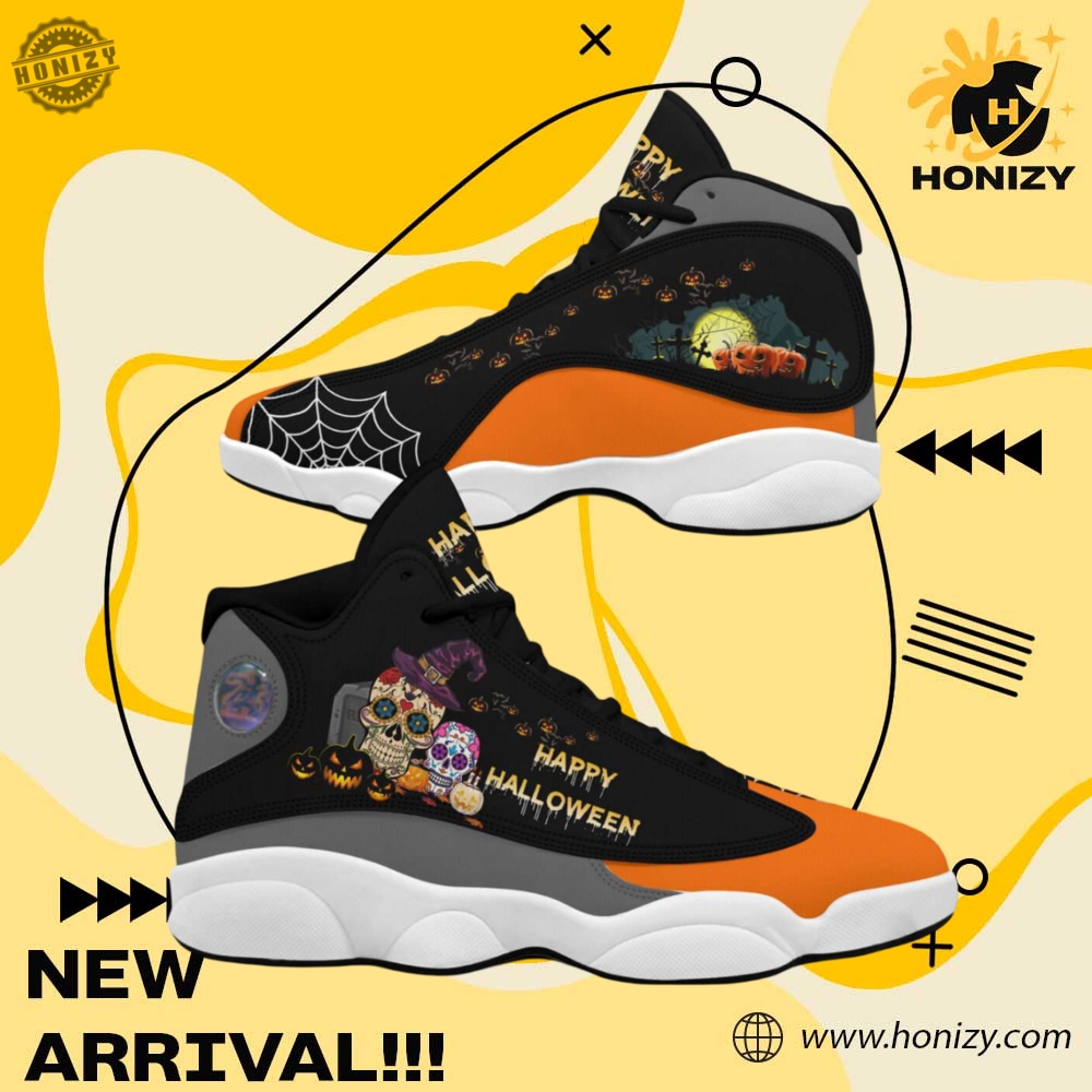 Happy Halloween Unisex Sneaker Air Jodan J13 Shoes 5 Happy Halloween unisex sneaker Air Jodan J13 Shoes