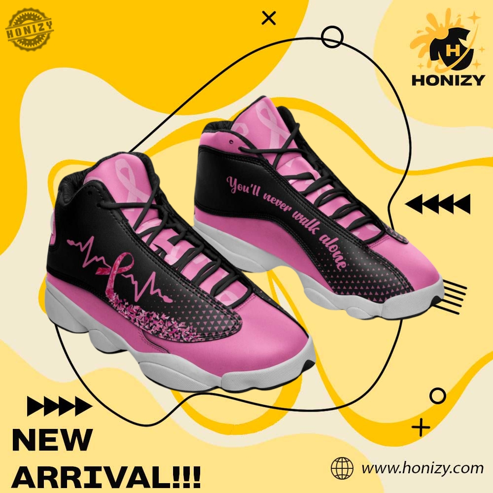 Breast Cancer Awareness Pink Ribbon Heartbeat Unisex Sneaker Air Jordan Jd13 Shoes 5 Breast Cancer Awareness Pink Ribbon Heartbeat unisex sneaker Air Jordan JD13 Shoes