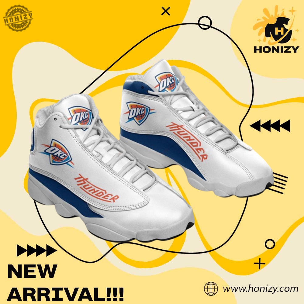 Oklahoma City Thunder Air Jd13 Jordan 13 Unisex Sneakers Shoes honizy 1