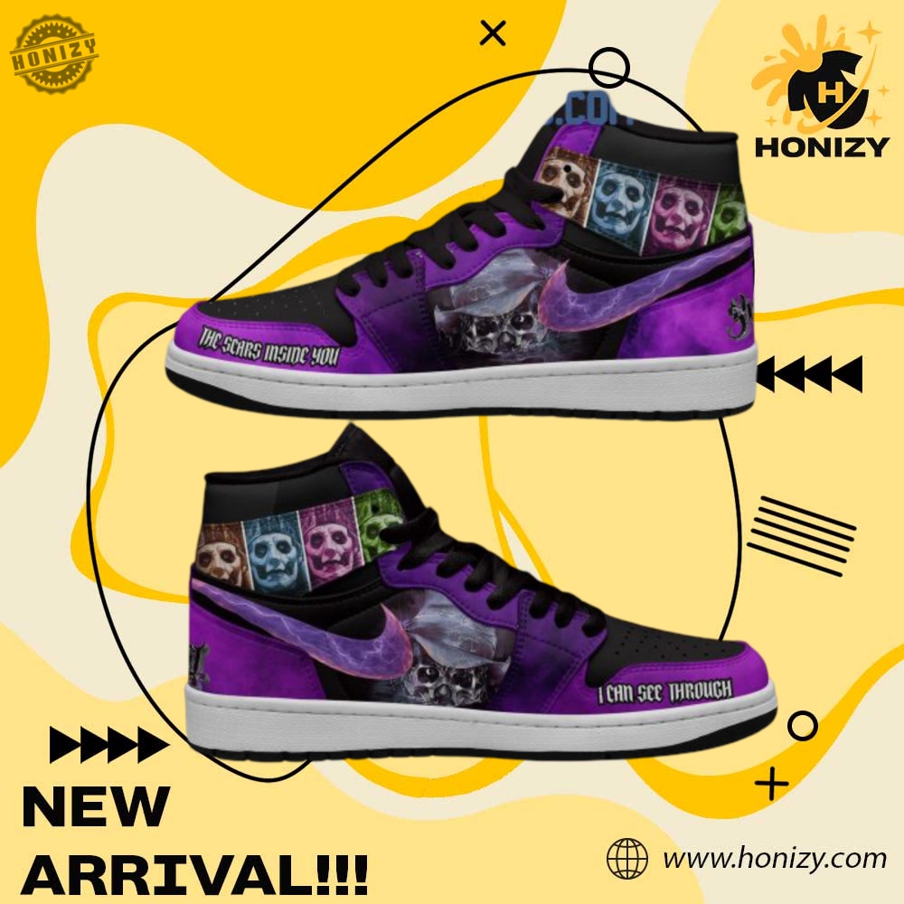 Shoes For NFL, NBA, Sport, Music Fan 10 Ghost I Can See Through The Scars Inside You Music Air Jordan 1 Unisex Shoes