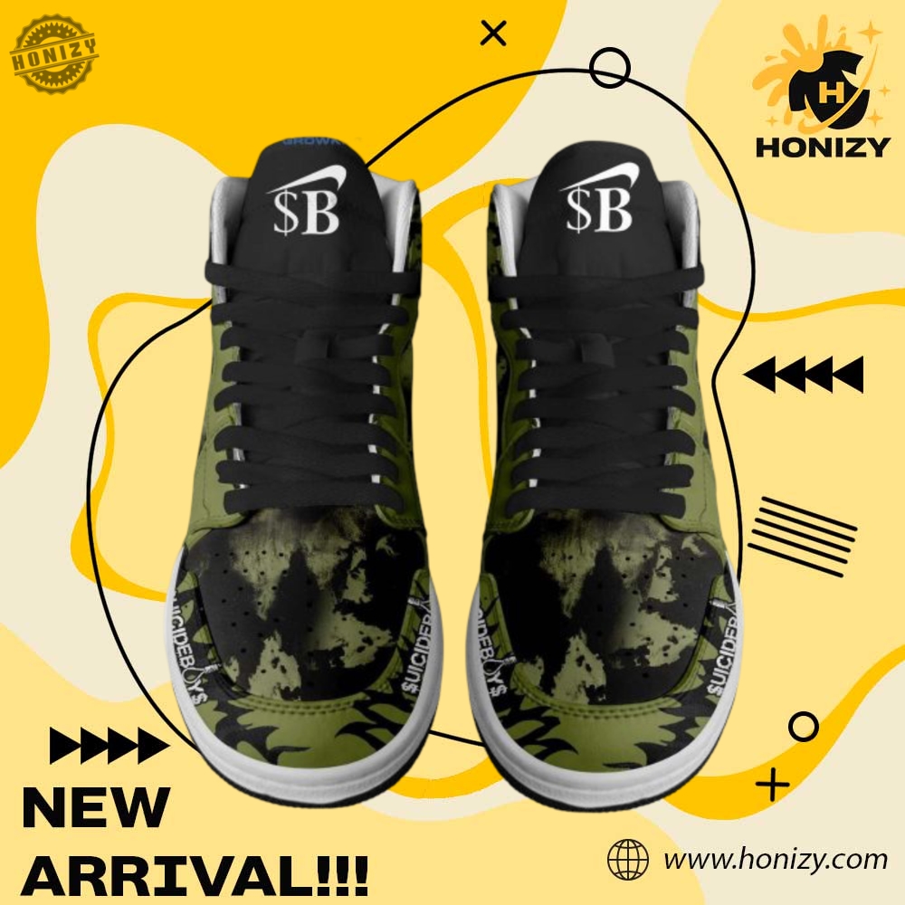 Suicideboys Grey Day Music G59 Air Jordan 1 Unisex Shoes 5 Suicideboys Grey Day Music G59 Air Jordan 1 unisex Shoes