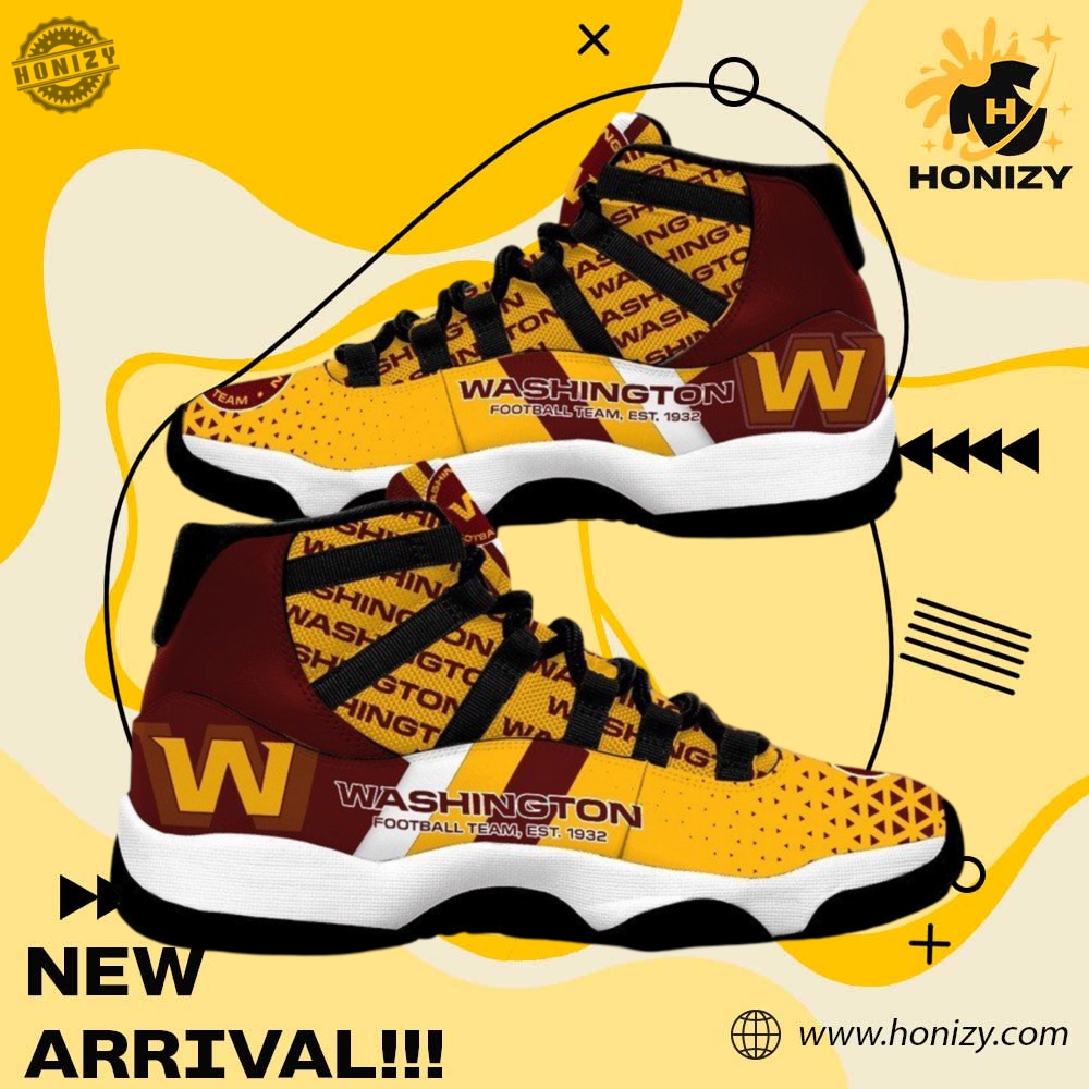 Shoes For NFL, NBA, Sport, Music Fan 24 Washington Commanders Air Jordan 11 Unisex Sneakers Shoes