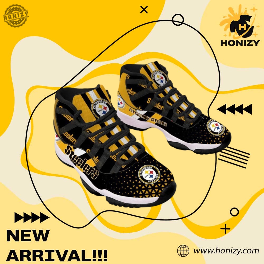 Pittsburgh Steelers Air Jordan 11 Unisex Sneakers Shoes 3 Pittsburgh Steelers Air Jordan 11 unisex Sneakers Shoes