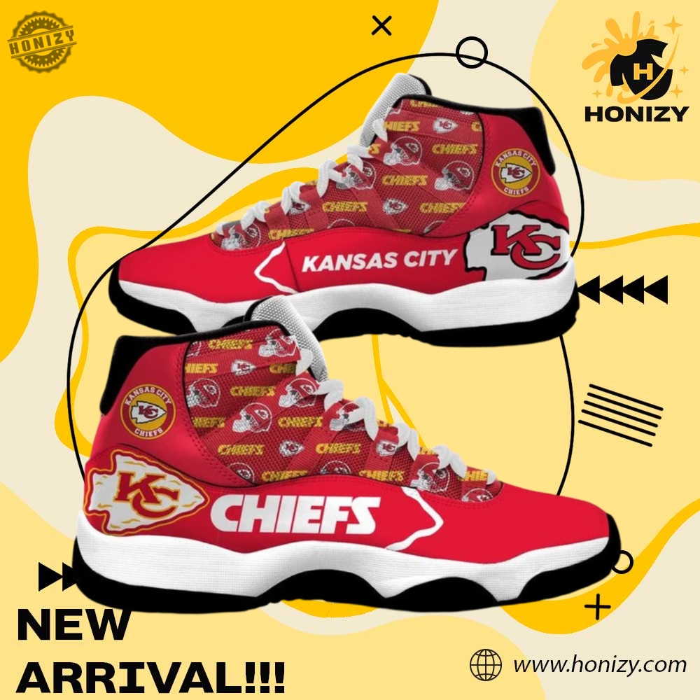 Shoes For NFL, NBA, Sport, Music Fan 30 Nfl Kansas City Chiefs Air Jordan 11 Unisex Sneakers Shoes