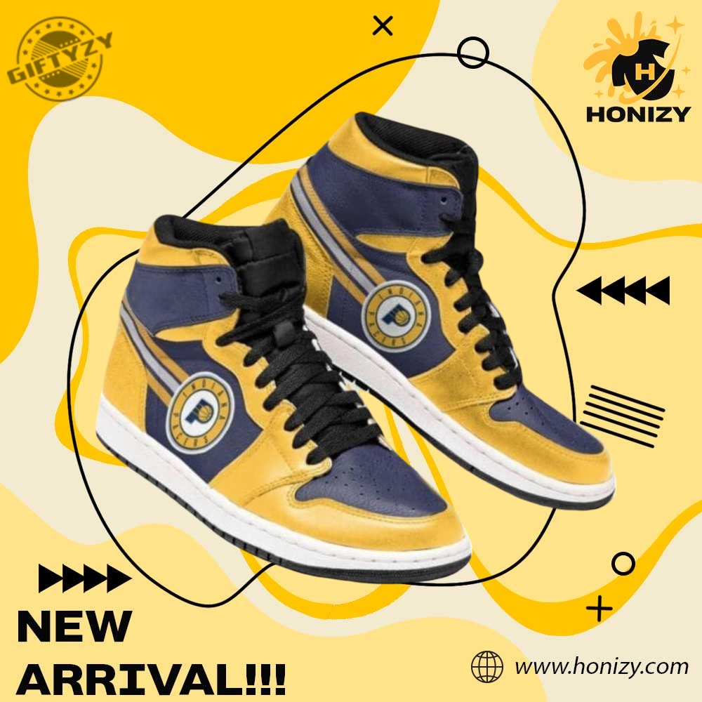 Nba Indiana Pacers Air Jordan Hightop Unisex Shoes honizy 1