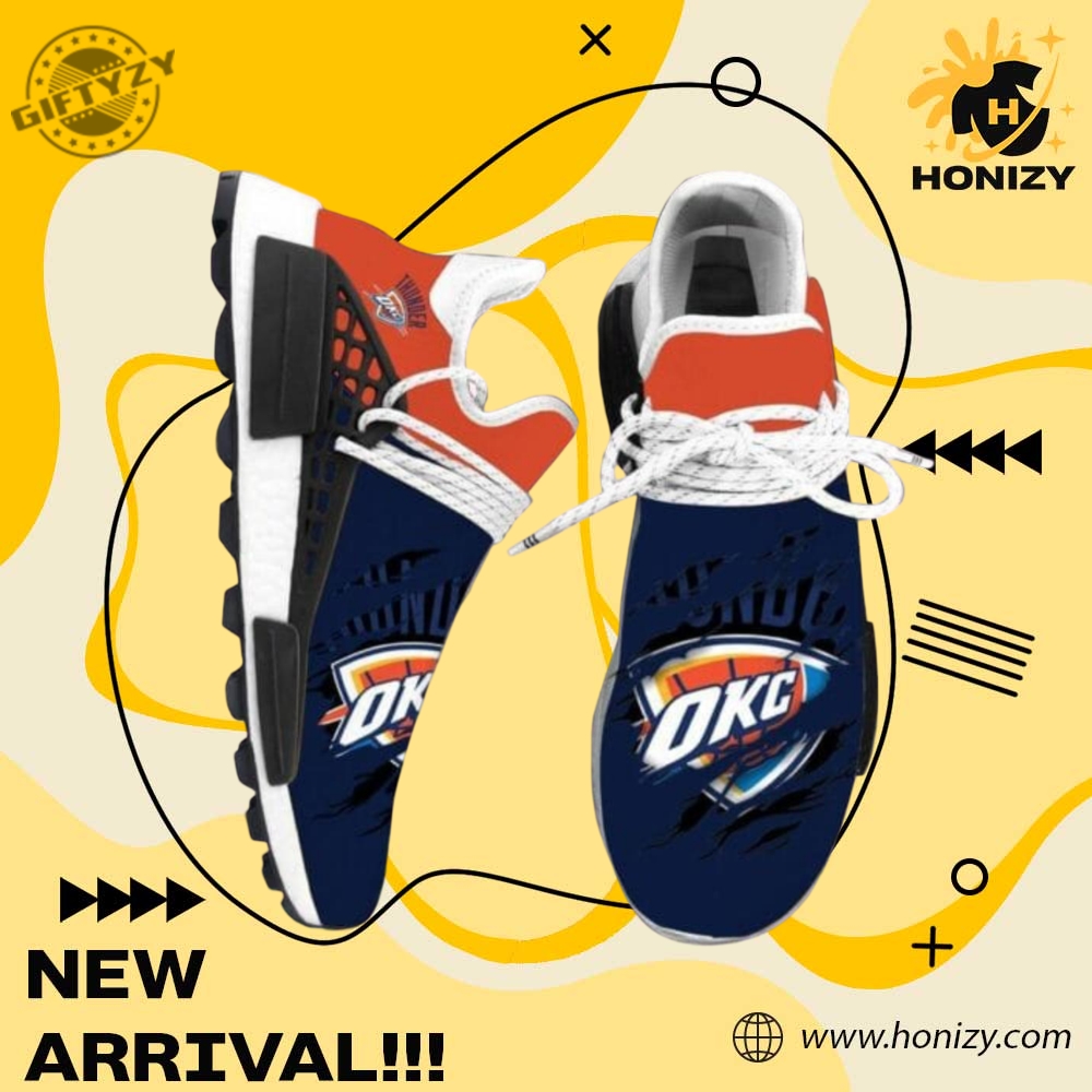 NBA Final Gift For Fan 4 Nba Oklahoma City Thunder Basketball Nmd Human Unisex Shoes