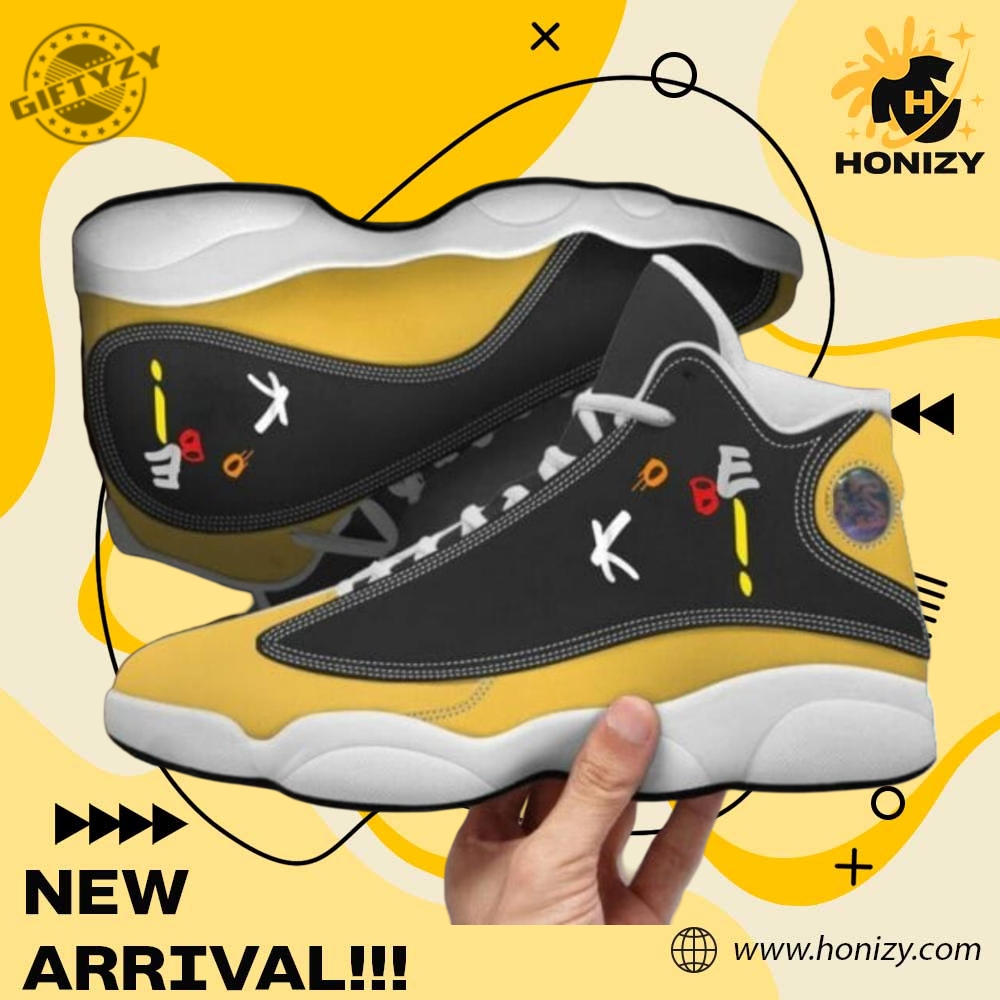 NBA Final Gift For Fan 9 Kobe Bryan Los Angeles Lakers Big Logo Air Jordan 13 Unisex Shoes