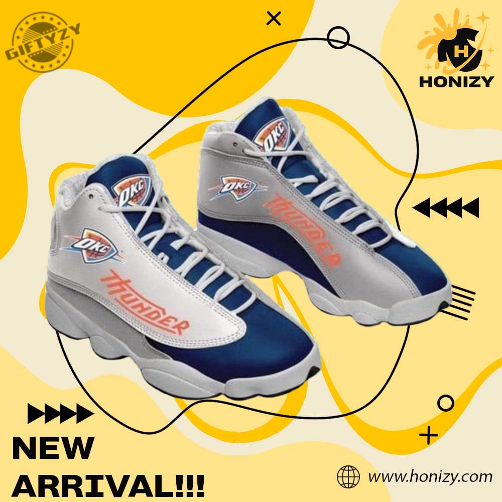 NBA Final Gift For Fan 11 Nba Okc Oklahoma City Thunder Air Jordan 13 Sneakers Unisex Shoes