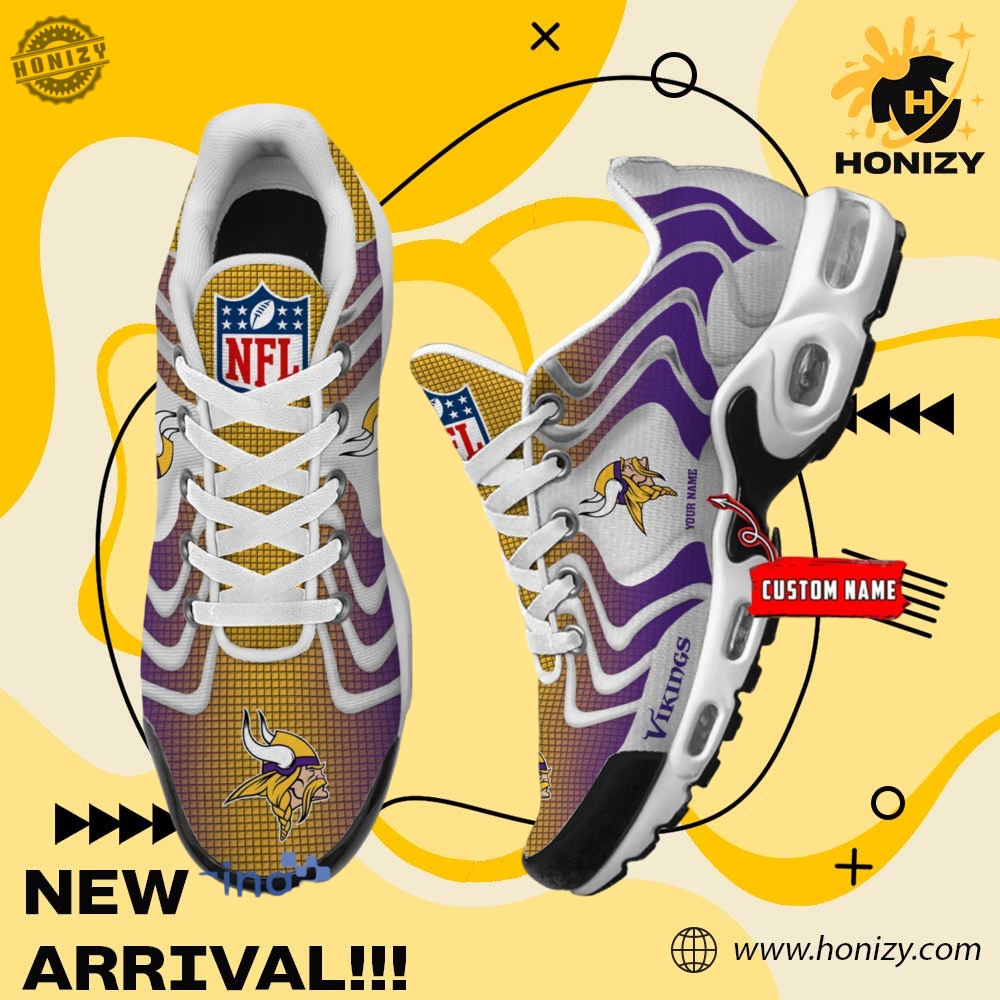 Oklahoma City OKC Thunder Championship 2025 Shirt, NFL team shoes 3 Nfl Minnesota Vikings Ultra Custom Name Nike Air Max Plus Unisex Sneakers Shoes
