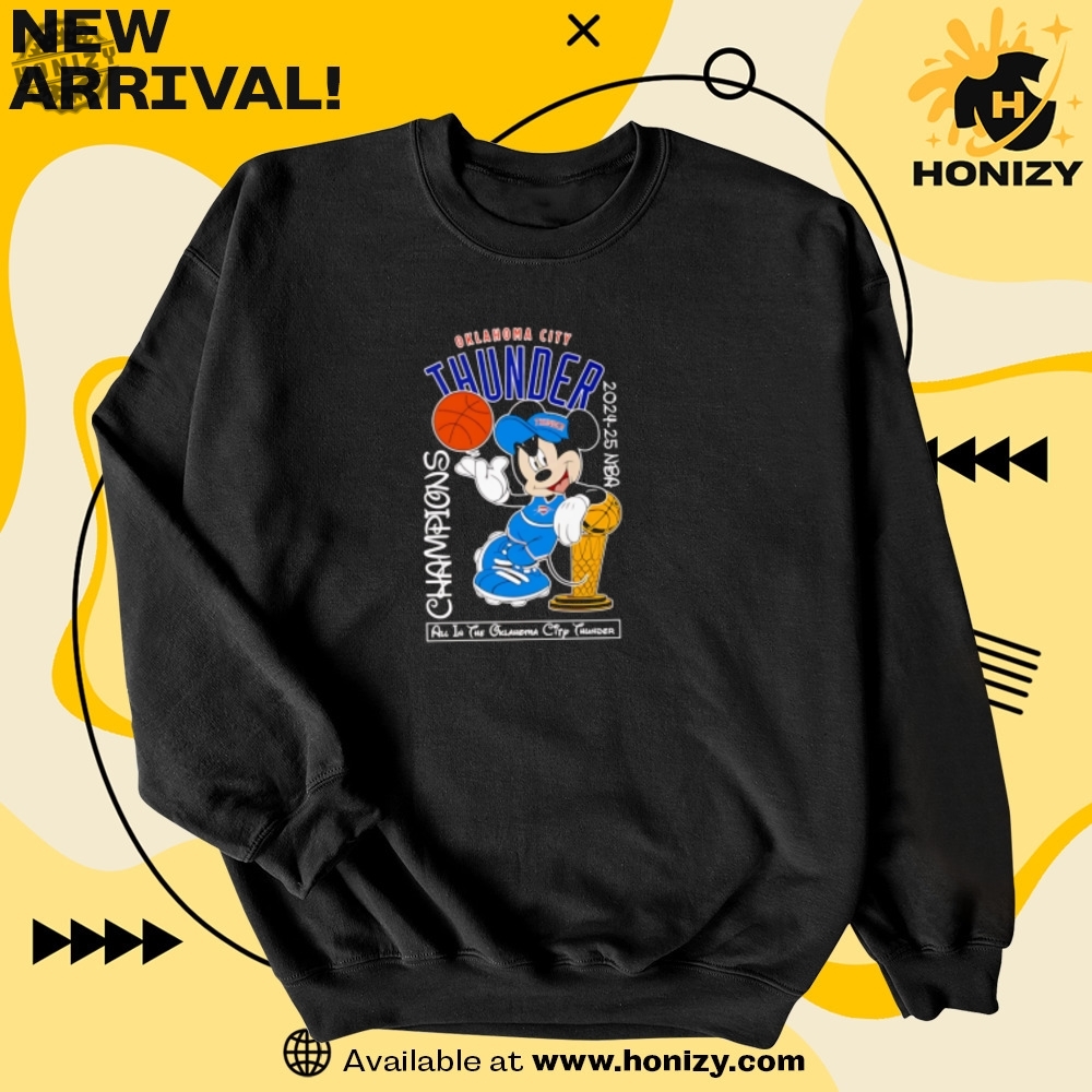 Oklahoma City Thunder Okc Mickey Mouse 202425 Nba Champions Unisex Shirt 6 Oklahoma City Thunder OKC Mickey Mouse 2024-25 NBA Champions unisex shirt