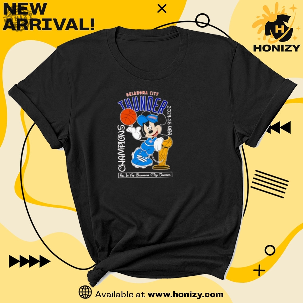 Oklahoma City Thunder Okc Mickey Mouse 202425 Nba Champions Unisex Shirt 7 Oklahoma City Thunder OKC Mickey Mouse 2024-25 NBA Champions unisex shirt