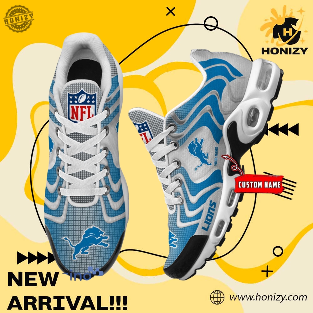 Nfl Detroit Lions Ultra Custom Name Nike Air Max Plus Unisex Sneakers Shoes