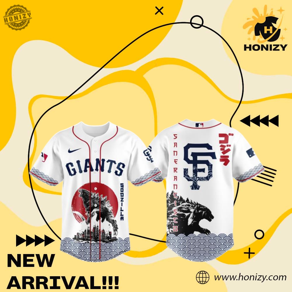 Sf Giants X King Of The Monsters Godzilla Baseball Jersey