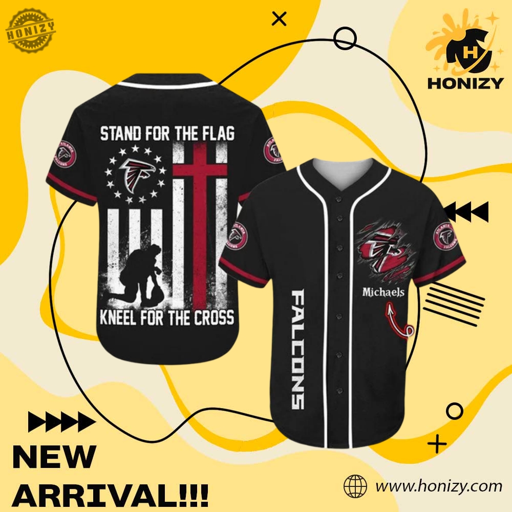 Nfl Atlanta Falcons Custom Name Baseball Jersey