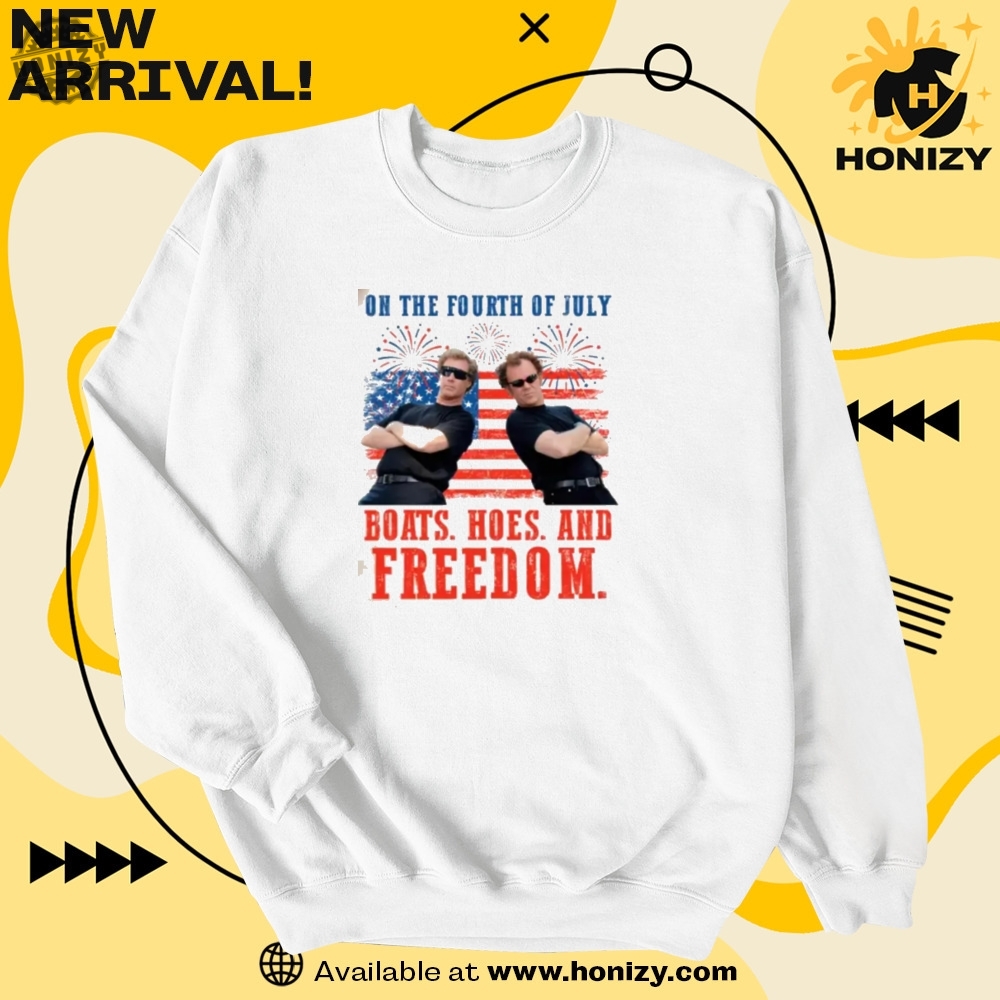 On The Fourth Of July Boats Hoes And Freedom Unisex Trendy Shirt 6 On The Fourth Of July Boats Hoes and Freedom unisex trendy Shirt