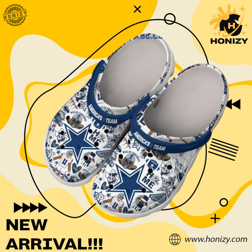 Nfl Americas Team Dallas Cowboys Unisex Crocs 3 NFL America’s Team Dallas Cowboys unisex Crocs