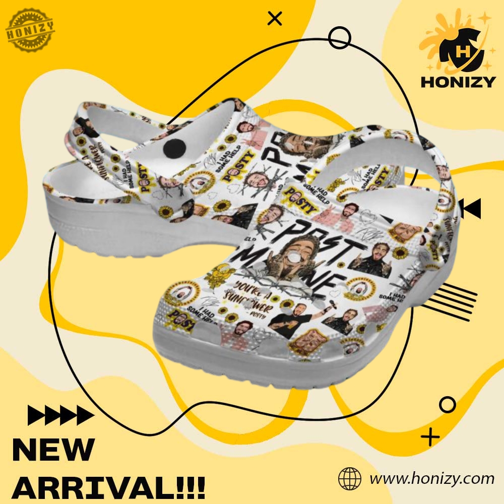 Trending Custom Crocs For You 20 Post Malone Youre A Sunflower New Version Crocs