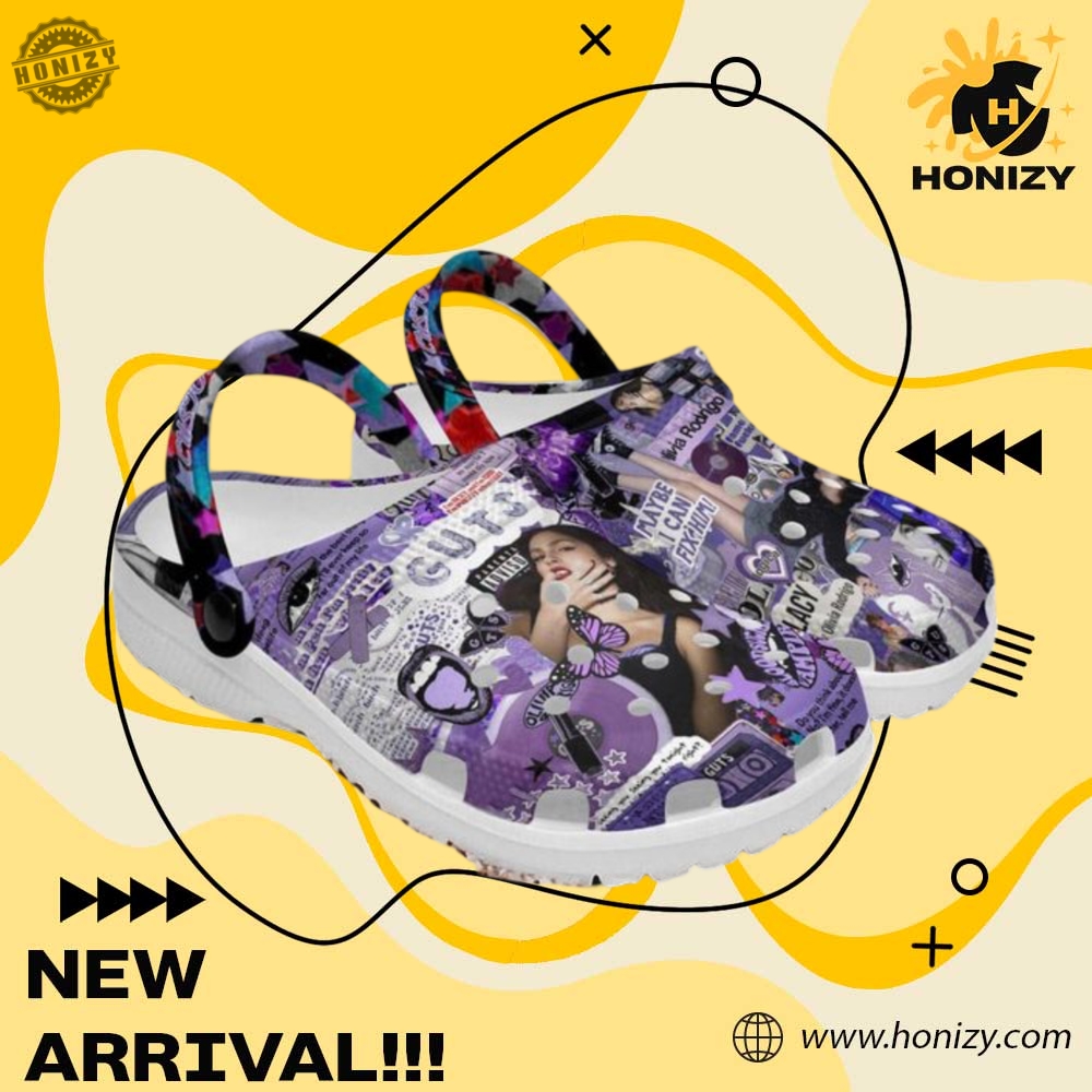 Olivia Rodrigo Blood Sucker Vampire Custom Name Unisex Crocs 3 Olivia Rodrigo Blood Sucker Vampire Custom Name unisex Crocs