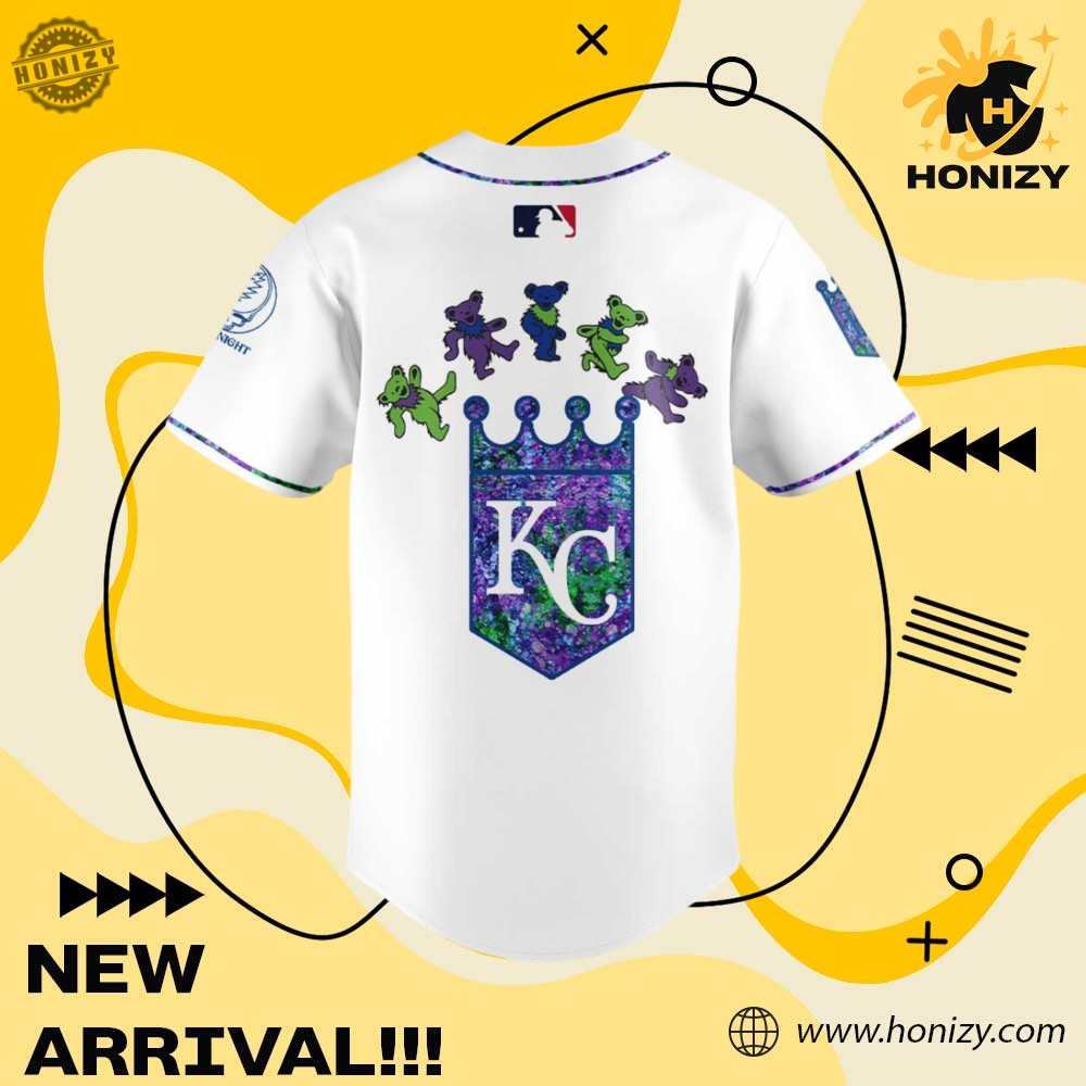 Kansas City Nfl Royals Grateful Dead Unisex 3D Jersey 5 Kansas City NFL Royals Grateful Dead Unisex 3D Jersey
