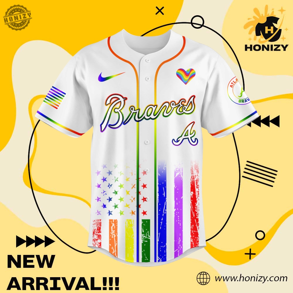 Mlb Atlanta Braves Happy Pride Month Unisex 3D Jersey 4 MLB Atlanta Braves Happy Pride Month Unisex 3D Jersey
