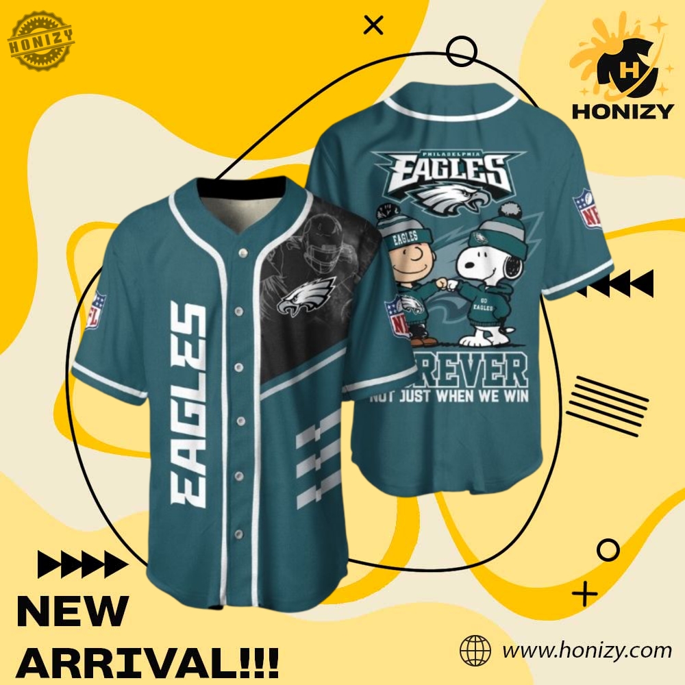 NFL Team Unisex 3D Jersey 12 Nfl Philadelphia Eagles Snoopy Peanuts Unisex 3D Jersey
