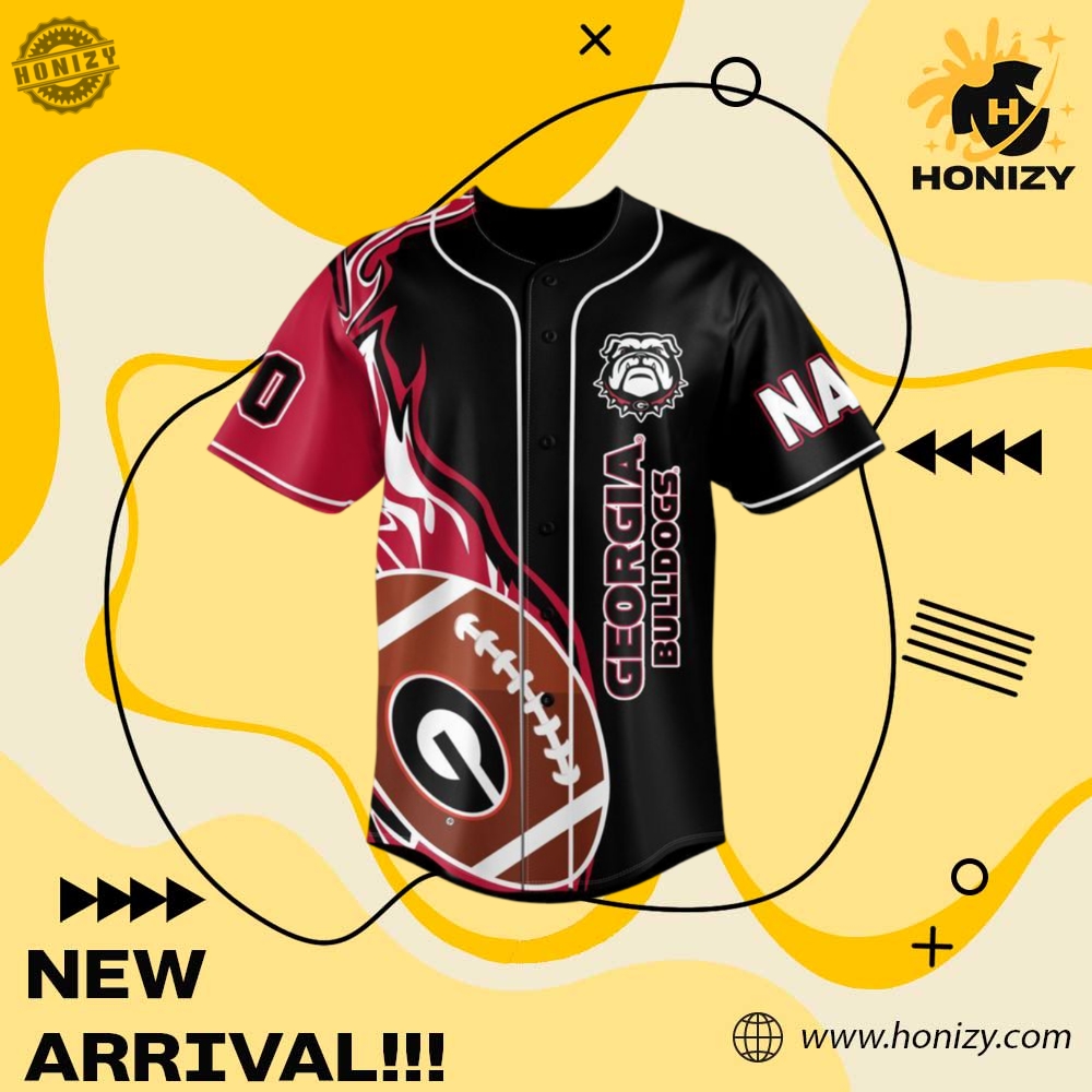 Georgia Bulldogs Between The Hedges Personalized Custom Unisex 3D Jersey 4 Georgia Bulldogs Between The Hedges Personalized Custom Unisex 3D Jersey