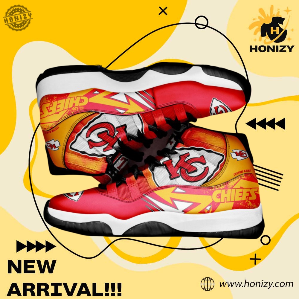 Kansas City Chiefs Nfl Football Team Air Jordan 11 Unisex Trendy Shoes Sneaker 3 Kansas City Chiefs NFL Football Team Air Jordan 11 unisex trendy Shoes Sneaker
