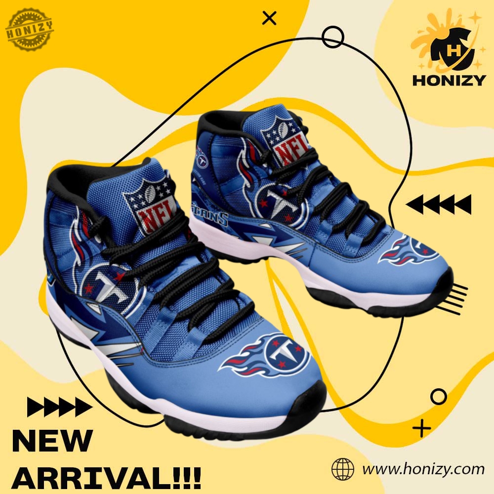 Tennessee Titans Nfl Football Team Air Jordan 11 Unisex Trendy Shoes Sneaker