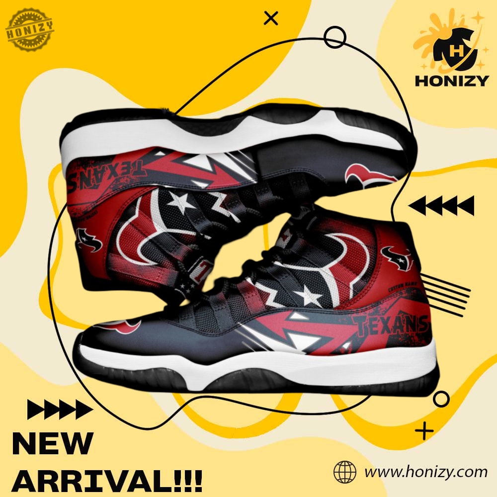 Houston Texans Nfl Football Team Air Jordan 11 Unisex Trendy Shoes Sneaker 3 Houston Texans NFL Football Team Air Jordan 11 unisex trendy Shoes Sneaker