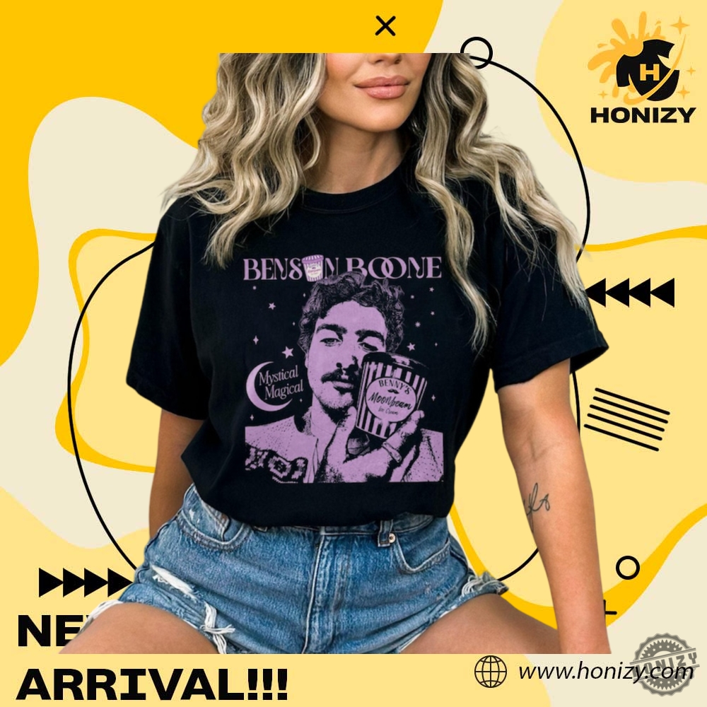 Benson Boone Moonbeam Ice Cream Unisex Trendy Shirt 3 Benson Boone Moonbeam Ice Cream unisex trendy Shirt
