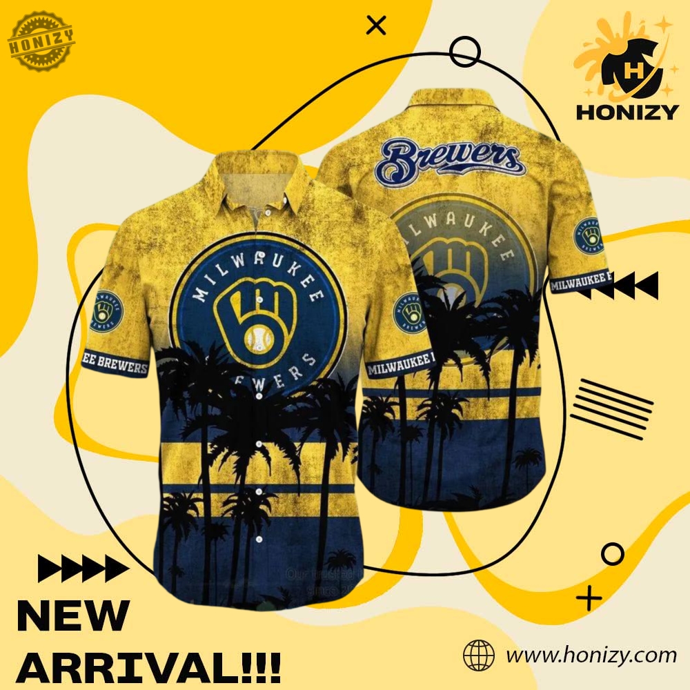 Milwaukee Brewers Mlb 3D Hawaiian Unisex Trendy Shirt