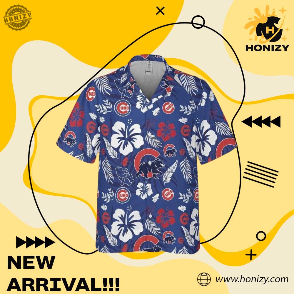 Chicago Cubs Hawaiian Button Down 3D Unisex Trendy Shirt