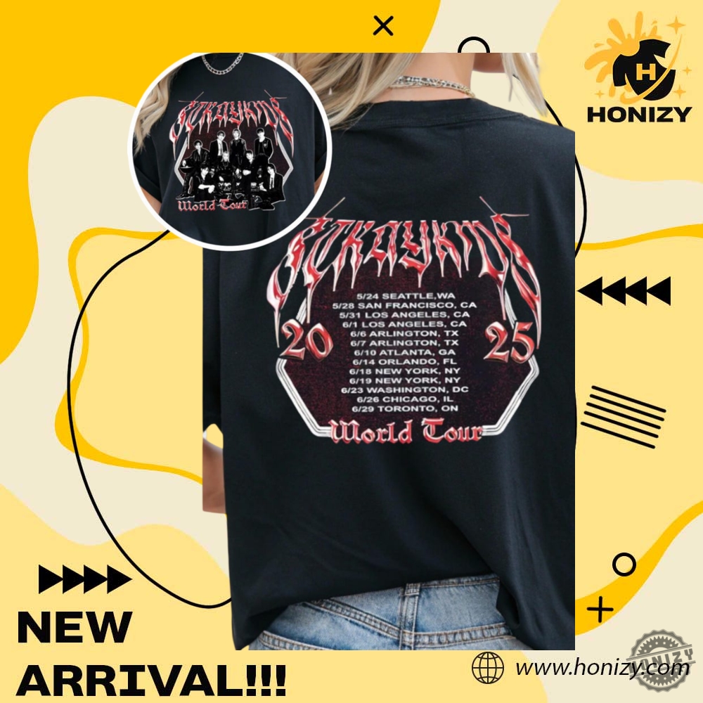Dominate World Tour Stray Kids Unofficial Unisex Trendy Shirt 5 DominATE World Tour Stray Kids Unofficial unisex trendy Shirt