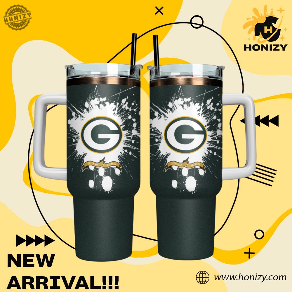 NFL Football Teams Stanley Cup Tumbler With Handle 3 Nfl Football Green Bay Packers Stanley Cup Tumbler With Handle