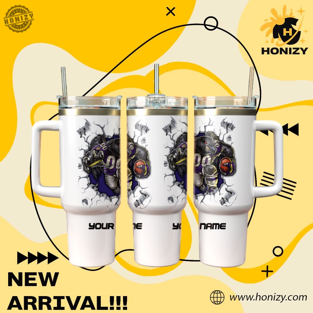 Nfl Football Baltimore Ravens Stanley Cup Tumbler With Handle 3 NFL Football Baltimore Ravens Stanley Cup Tumbler With Handle