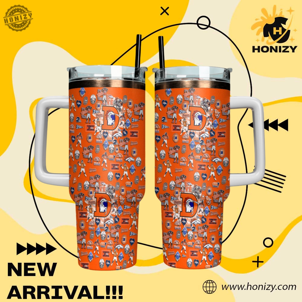 NFL Football Teams Stanley Cup Tumbler With Handle 13 Nfl Football Denver Broncos Stanley Cup Tumbler With Handle