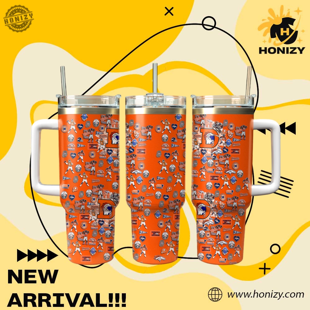 Nfl Football Denver Broncos Stanley Cup Tumbler With Handle 3 NFL Football Denver Broncos Stanley Cup Tumbler With Handle