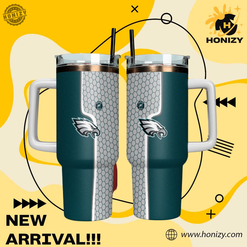 NFL Football Teams Stanley Cup Tumbler With Handle 14 Nfl Football Philadelphia Eagles Stanley Cup Tumbler With Handle