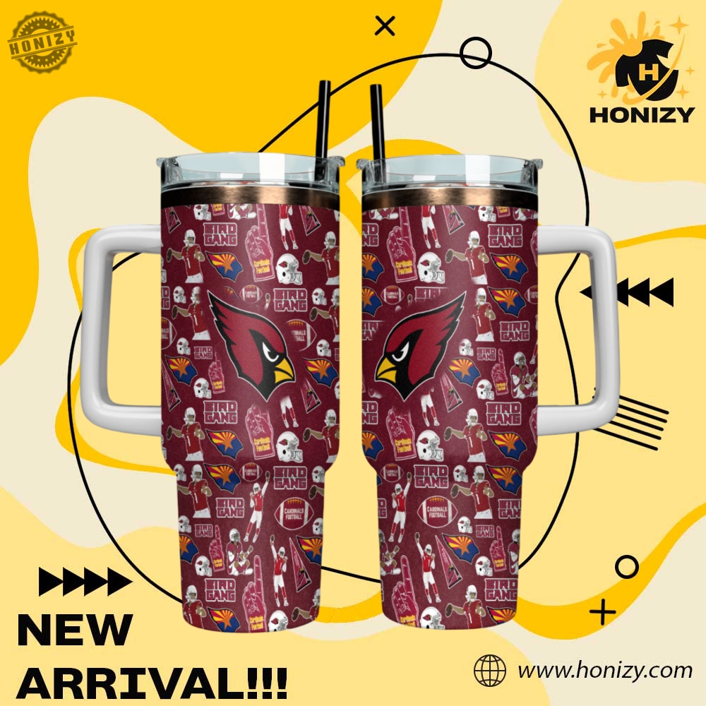Nfl Football Arizona Cardinals Stanley Cup Tumbler With Handle 3 NFL Football Arizona Cardinals Stanley Cup Tumbler With Handle